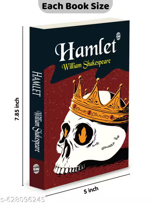 Hamlet :- Classic Shakespeare play, English drama literature, world famous tragedy book, timeless reading for students, popular stage play