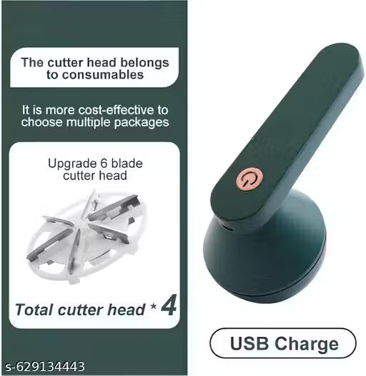 Homvera Electric Lint Remover for Clothes | Fabric Shaver with Stainless Steel Blades | Portable Rechargeable Sweater & Wool Defuzzer for Cotton, Woolen & Winter Wear