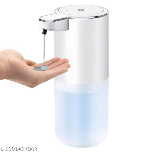 Premium white Liquid Soap Dispenser for Bathroom & Kitchen | Refillable Hand Wash, Dishwash & Sanitizer Pump Bottle | Stylish Durable Plastic Soap Pump