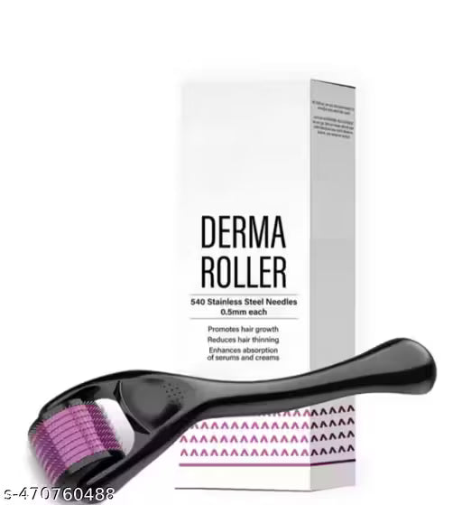 Premium Derma Roller 0.5mm 540 Micro Needles For Hair Growth, Acne Scars Removal (1 g)