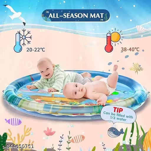 Round Nursery Play Mat for Infants Soft Cushion Crawling Carpet