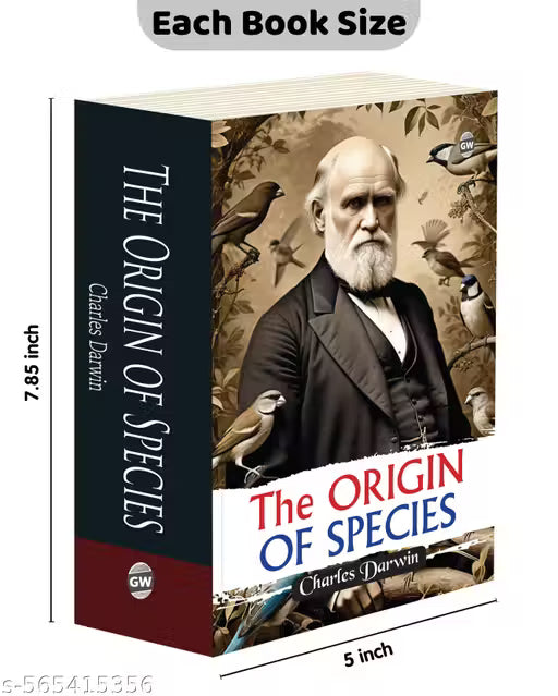 The Origin of Species (Paperback) : Must-Read Natural Science Book by Charles Darwin, English novel, All-time best book