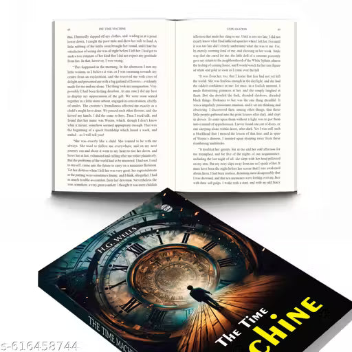 The Time Machine (Paperback) : Classic Science Fiction Novel, Famous Tale of Time Travel, Timeless Futuristic Adventure, Iconic H.G. Wells Masterpiece, Must-Read World Literature